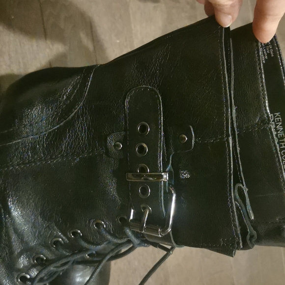 Kenneth Cole Black Lace-up boots size 7.5 (Brand New, never wear) - Picture 4 of 4